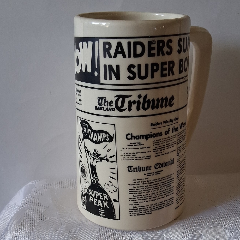 Vintage Oakland Raiders Mug